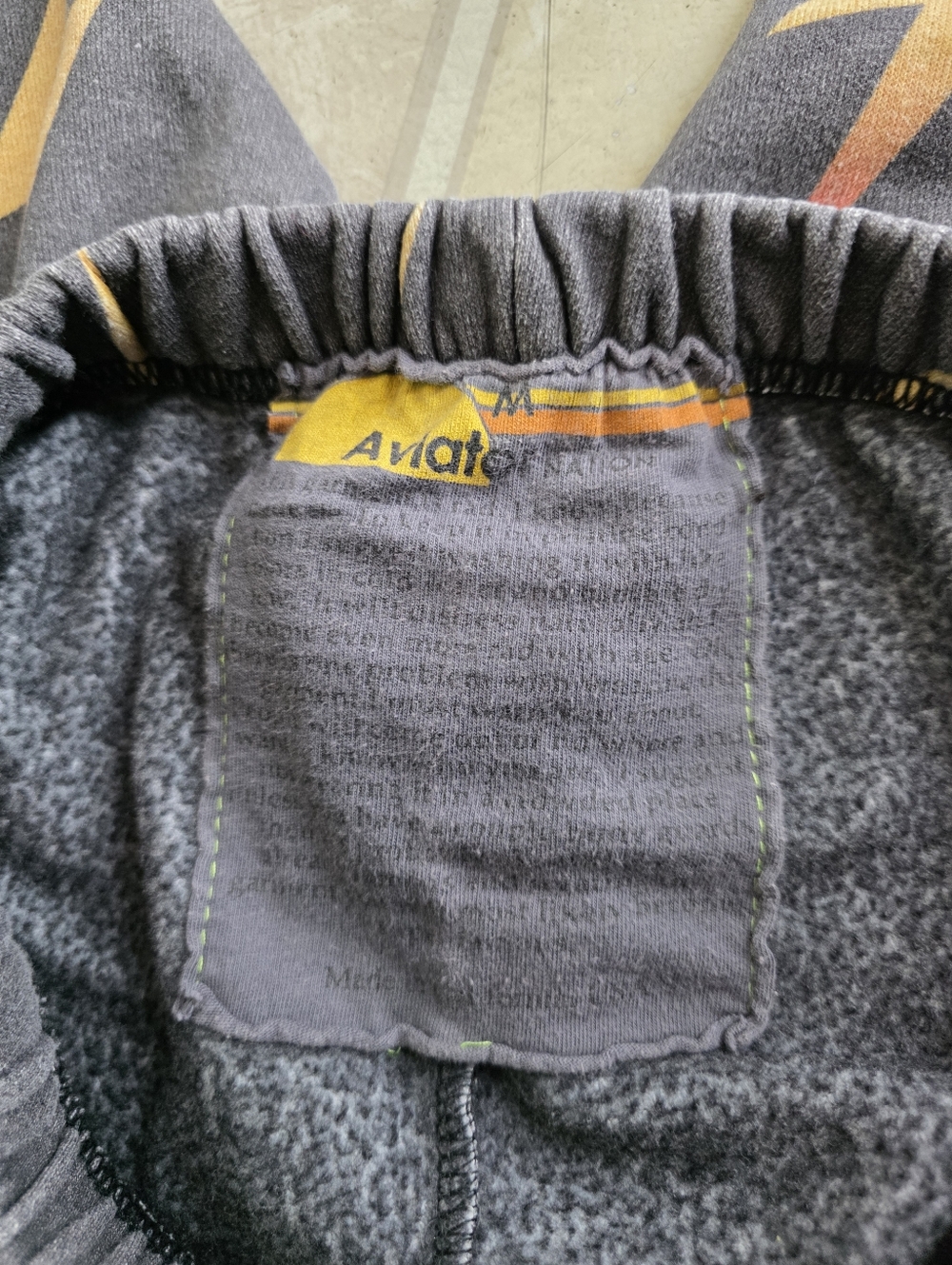 AVIATOR NATION Repeat Lightening Bolt Sweatpants  Rainbow - Picture 7 of 8